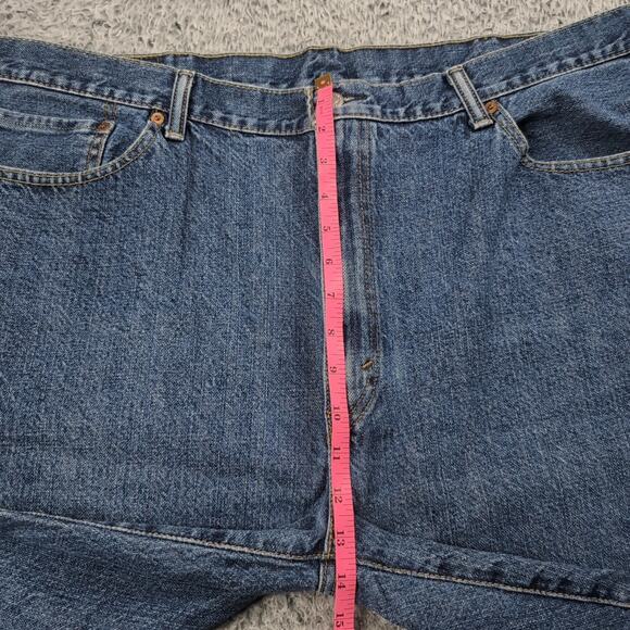 Levi's 505 Shorts Adult 42 Blue Chore Streetwear Summer Y2K Casual Denim Men - Picture 5 of 8